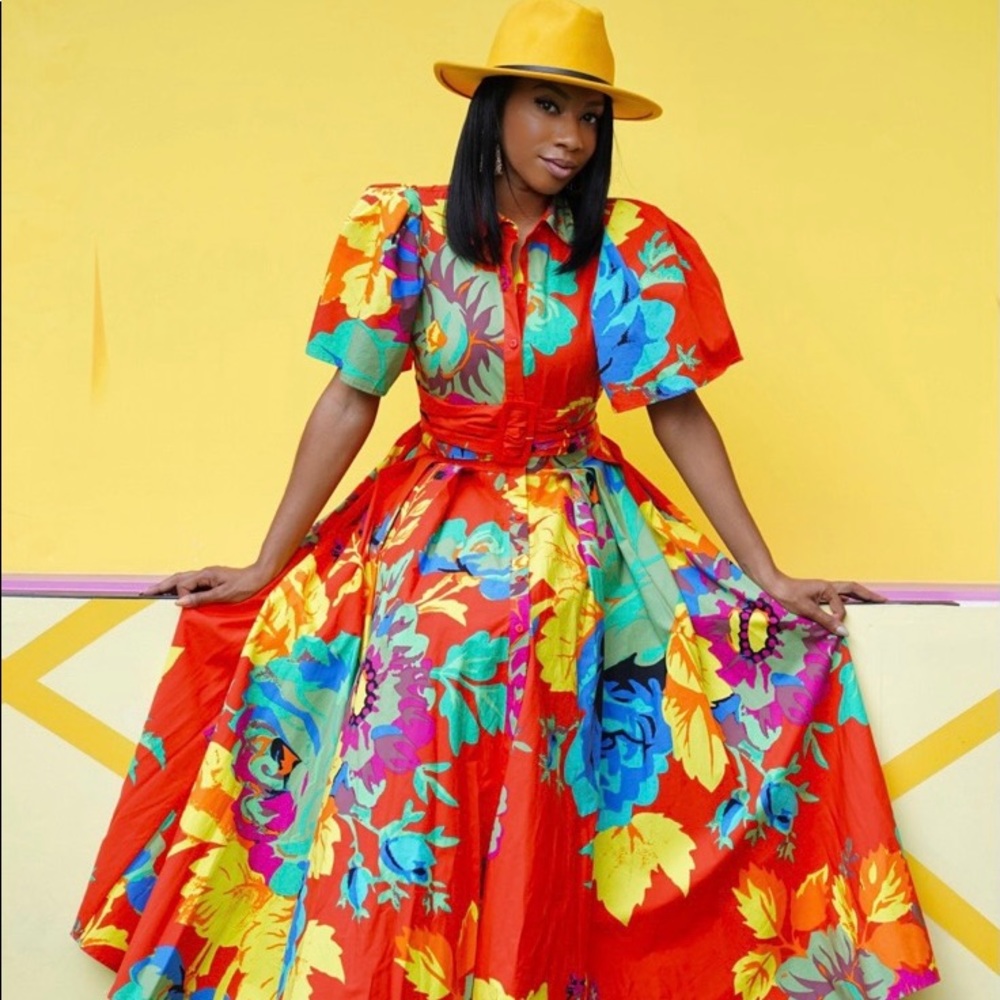 COPY - Christopher John Rogers Target Red Floral Dress